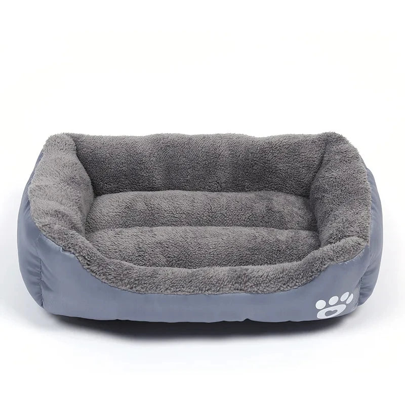 Canapé-Lit Carré Moelleux pour Grand Chien – Coussin Lavable Chaud Hiver, Niche Douce pour Chat et Chien Soldes-ShopOnline