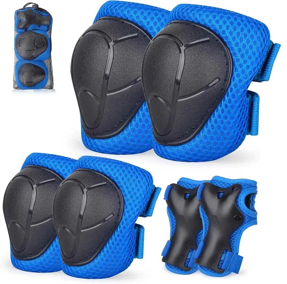 Équipement de protection pour enfants Genouillères et coudières 3 en 1 avec protège-poignet pour le roller Skateboard Cyclisme Patinage Vélo Scooter - Soldes-ShopOnline
