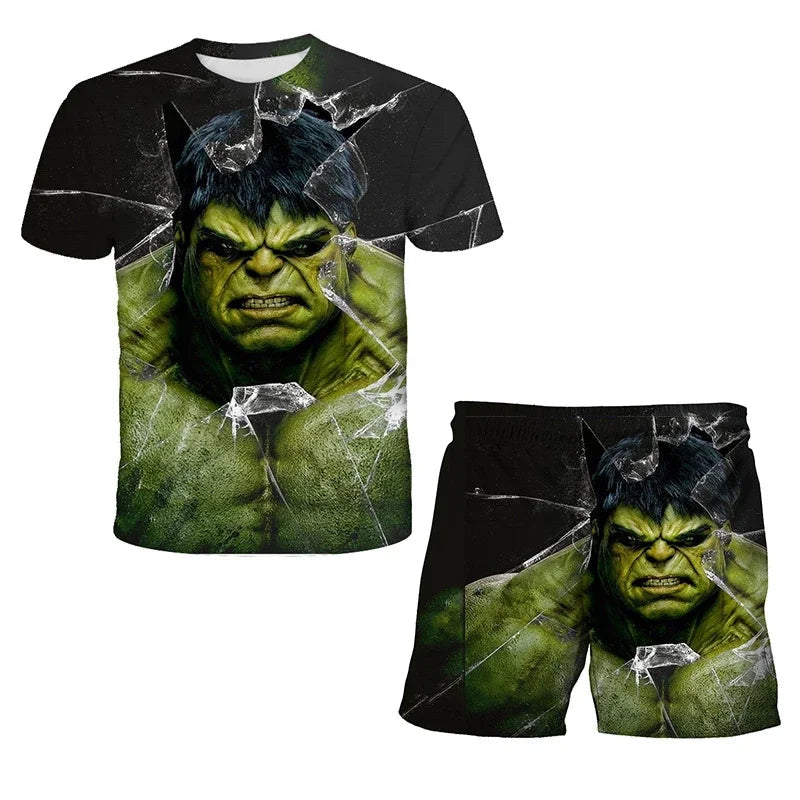 Ensemble Enfant Marvel Spider-Man – T-Shirt + Short Respirant, 4-6 Ans Soldes-ShopOnline