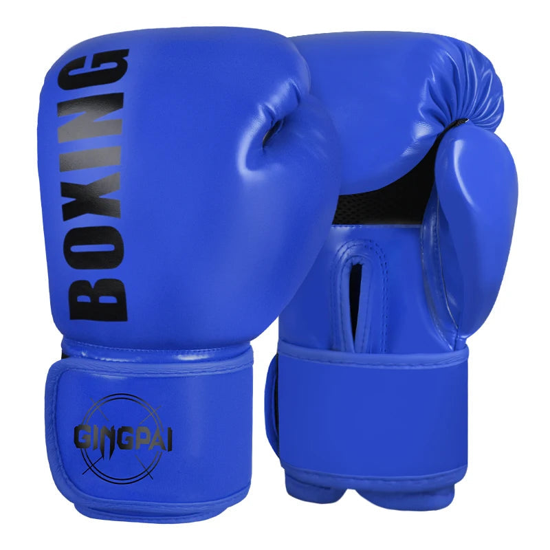 Gants de Boxe GINGPAI SPORT 6-12oz – Muay Thai, Sanda, MMA, Sac de Frappe, Homme & Femme Soldes-ShopOnline