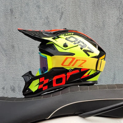 ORZ Professional Racing Motocross Helmet Off Road Helmet Motorcycle Off-Road Cartoon Childrenr ATV Motorcycle MTB Helmet Soldes-ShopOnline