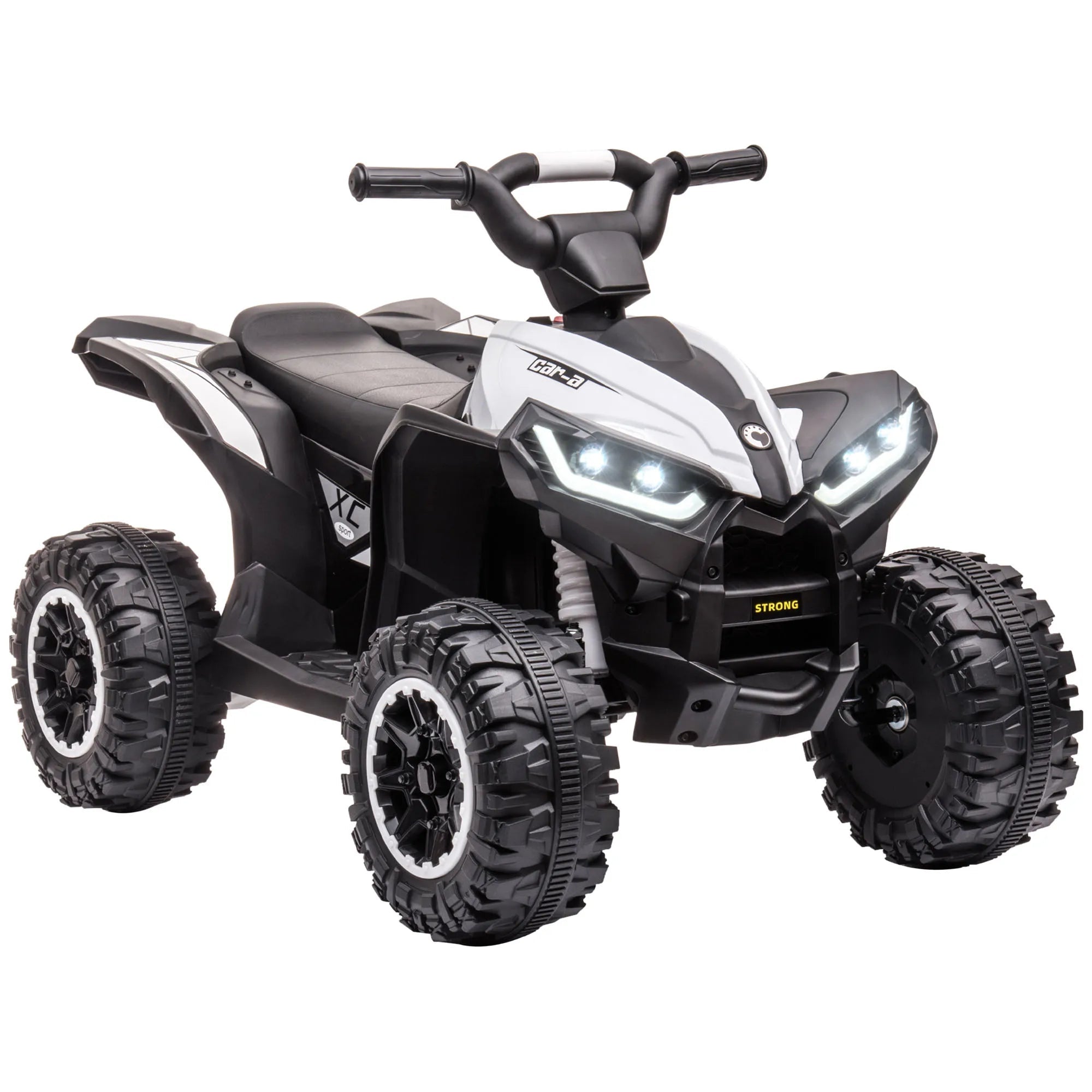 Homcom Electric Quad for Children 3-5 Years 12V with 2 Motors Headlights Horn Soldes-ShopOnline