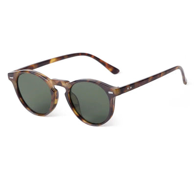 Vintage Fashion Round Sunglasses Women Men 2024 Brand Design Retro Rivet Yellow Blue Lens Square Sun Glasses Male Female Goggles Soldes-ShopOnline