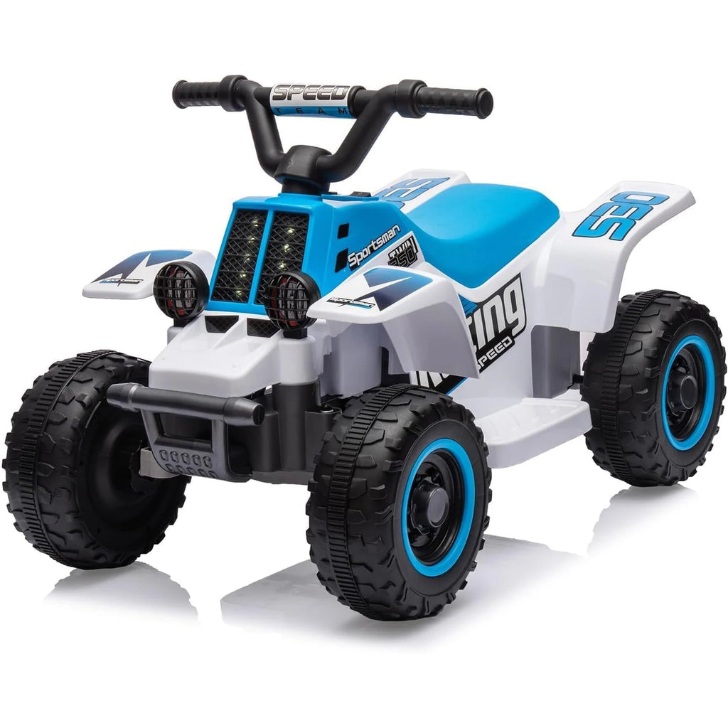 Quad Électrique Enfant HiMISS 6V – Démarrage 1 Bouton, Phares LED, Musique, 45 min, 4 Ans + Soldes-ShopOnline