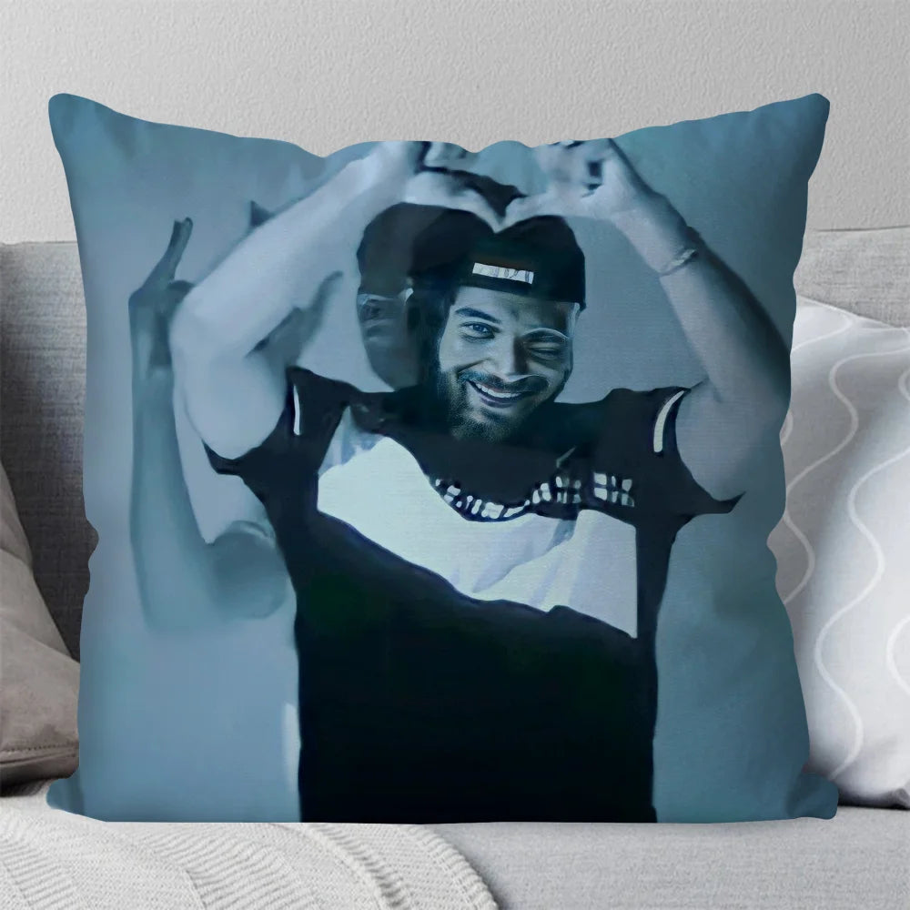 Hot Rapper Jul Mise A Jour Pillow Case Square Pillow Bedroom Sofa Leisure Comfort Cushion Car Living Room Home Decoration 40X40 Soldes-ShopOnline