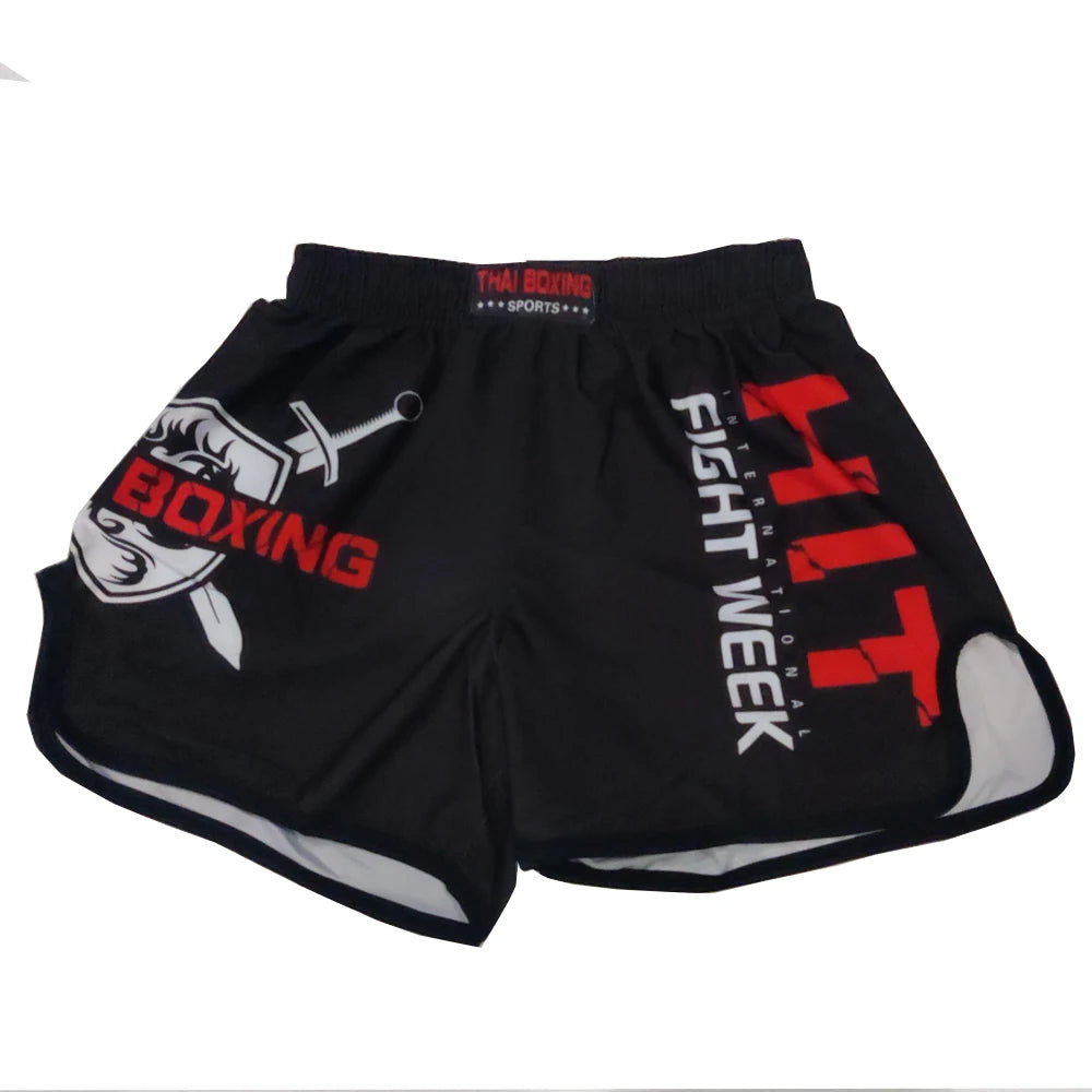 Short Muay Thai MMA Kickboxing SURVENIL – Unisexe Adulte & Enfant Soldes-ShopOnline
