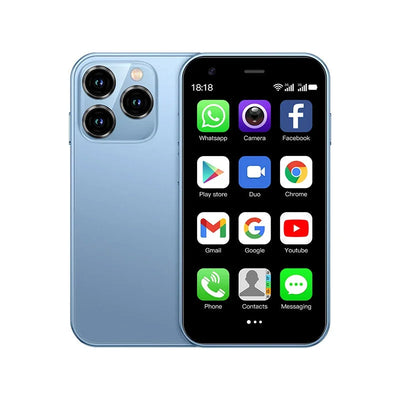 SOYES XS15 Ultra-thin 3.0Inch Small Phone 2GB+16GB Android 8.1 Dual SIM Standby 3G Mini Smartphone 1000mAh Wifi GPS Mobile Phone Soldes-ShopOnline