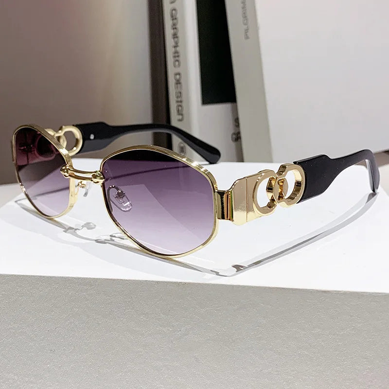 Lunettes de Soleil Steampunk Cat Eye OUIO – Vintage, UV400, Femme & Homme, Voyage & Soirée Soldes-ShopOnline