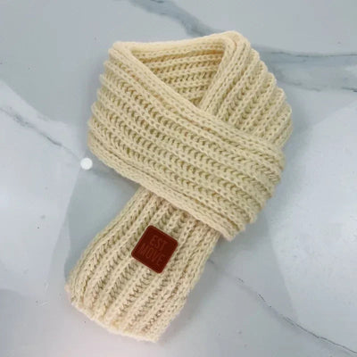 Winter Knitted Scarf for Kids Boys Girls Neckerchief Outdoor Keep Warm Neck Warmer Scarf Soft Parent-child Children´s Scarves Soldes-ShopOnline