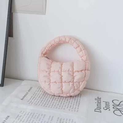 Sacs à bandoulière matelassés à la mode pour femmes Sac à main Mini nuage Sacs plissés Puffer Dumpling Bag Fourre-tout de luxe pour filles - Soldes-ShopOnline