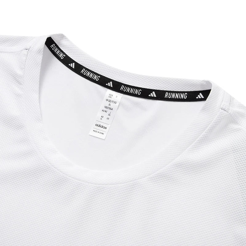 Adidas Men's Sports T-Shirt Loose and Breathable Running Fitness Training Half-Sleeve Short-Sleeve Ik7436 Soldes-ShopOnline