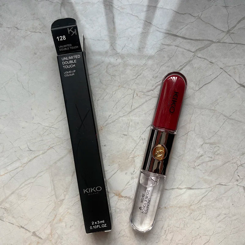 Kiko Milano – Gloss Double Tête Transparent Effet Miroir | Longue Tenue, Non Collant, Hydratant, Teintes Nude & Milk Tea Soldes-ShopOnline