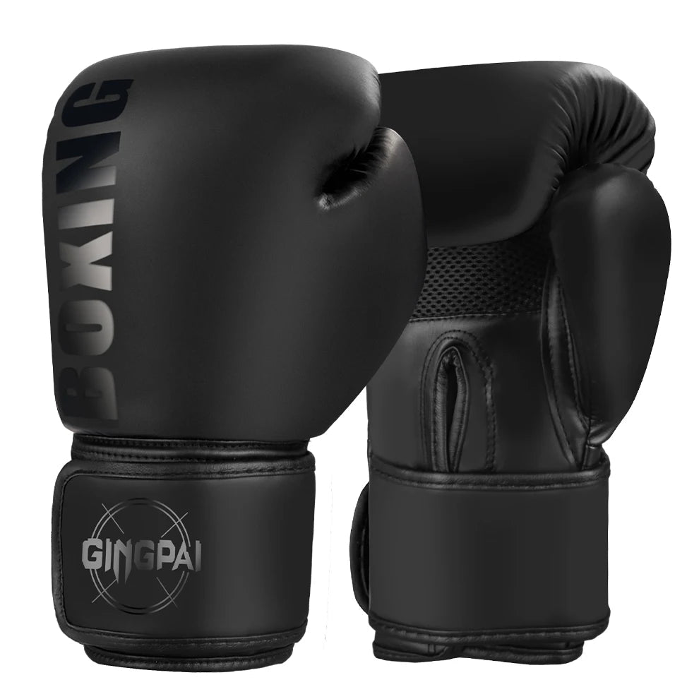 Gants de Boxe GINGPAI SPORT 6-12oz – Muay Thai, Sanda, MMA, Sac de Frappe, Homme & Femme Soldes-ShopOnline