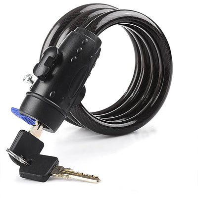 Bicycle Lock Outdoor Anti-Theft Bike Lock with 2 Keys Weatherproof Heavy Duty Bicycle Lock for Bicycle Motorcycle Scooter Soldes-ShopOnline