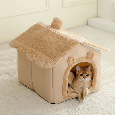 Maison Chat Pliable Lavable - Grotte Sofa Chien Amovible Soldes-ShopOnline