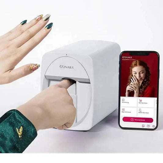 Machine de peinture d'ongles intelligente ZML Imprimante à ongles automatique d'impression d'usure d'art d'ongles - Soldes-ShopOnline