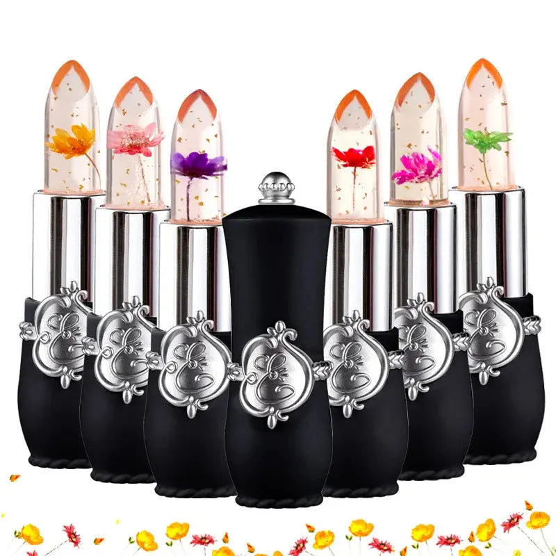 Ensemble de rouge à lèvres Flower Jelly Changement de température Hydratant Flower Lip Stick Baume à lèvres longue durée Ensemble de brillant à lèvres à changement de couleur magique Kit Lip Stick 6PCS Fille/Femme à Prix Discount - Soldes-ShopOnline