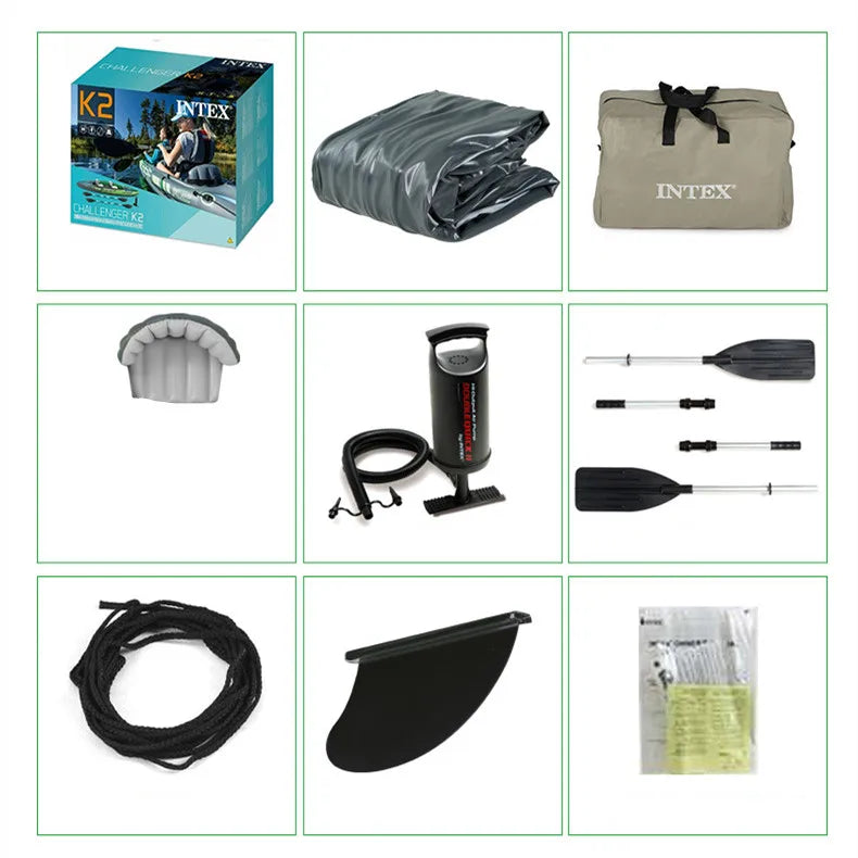 Kayak Gonflable 1 Personne INTEX 68305 – 274 cm, Pêche & Loisirs Soldes-ShopOnline