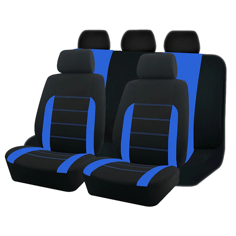 Housses de Siège Universelles AUTO PLUS – Tissu Polyester, 9 Pièces, Toutes Voitures Soldes-ShopOnline