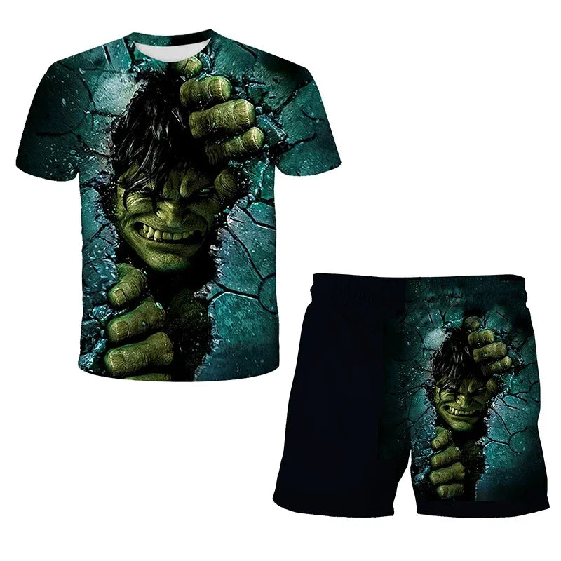 Ensemble Enfant Marvel Spider-Man – T-Shirt + Short Respirant, 4-6 Ans Soldes-ShopOnline