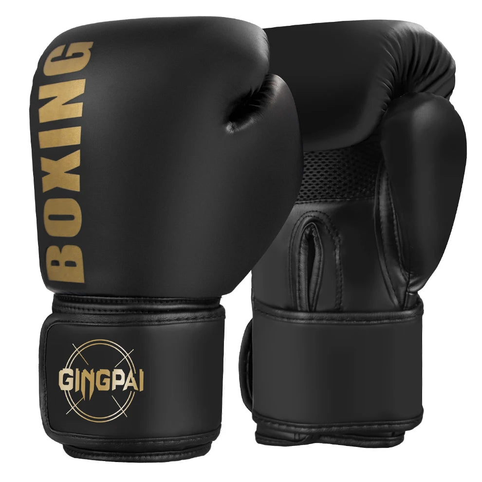 Gants de Boxe GINGPAI SPORT 6-12oz – Muay Thai, Sanda, MMA, Sac de Frappe, Homme & Femme Soldes-ShopOnline