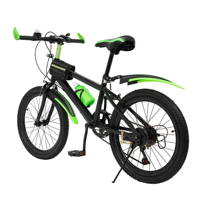 VTT Enfant 20 Pouces 7 Vitesses - Vélo Montagne Ajustable Garçons & Filles 130-150cm Soldes-ShopOnline