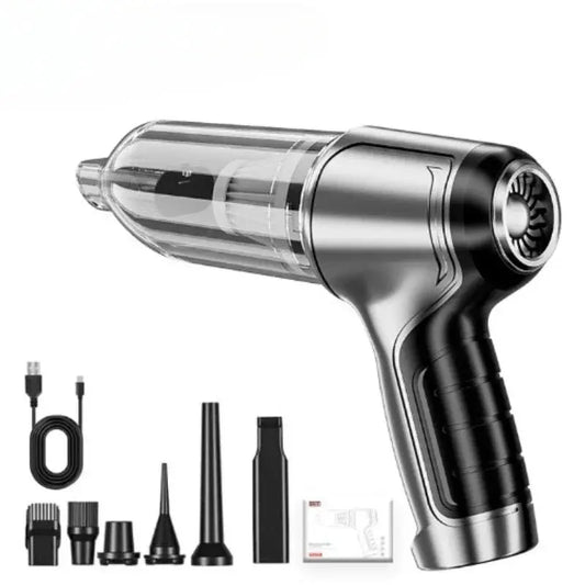 Aspirateur à main sans balais Aspirateur à main portable à aspiration forte sans fil pour voiture domestique Mini rechargeable avec filtre HEPA - Soldes-ShopOnline