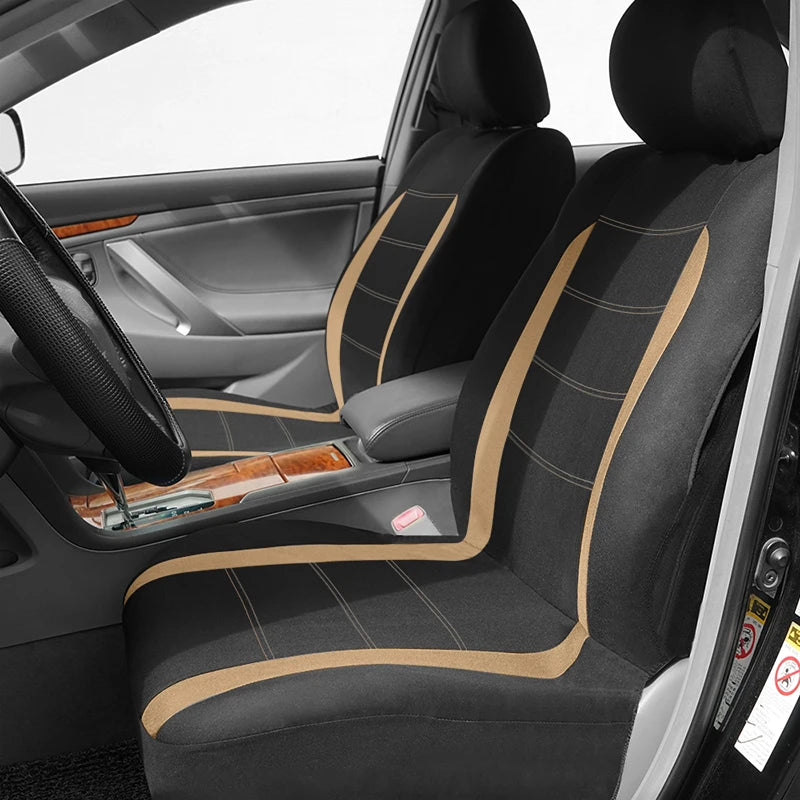 Housses de Siège Universelles AUTO PLUS – Tissu Polyester, 9 Pièces, Toutes Voitures Soldes-ShopOnline