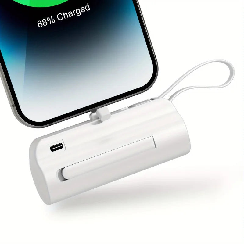 Power Bank Mini Capsule 20000mAh – Double USB-C, Lampe LED, iPhone & Android, Portable Soldes-ShopOnline