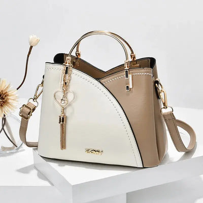 Sac à bandoulière simple pour femmes Sac à main combiné coloré Sacs à bandoulière à la mode Sacs à main PU polyvalents pour dames Femmes - Soldes-ShopOnline
