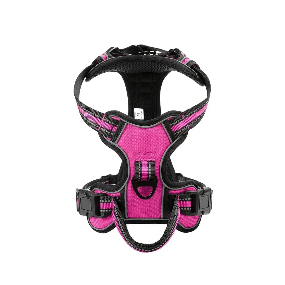 Harnais Chien Réfléchissant Nylon – Anti-Traction, Respirant & Réglable | Tailles S à XL Soldes-ShopOnline