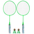 Set Badminton Enfant – 2 Raquettes + 2 Volants + Housse, Intérieur & Extérieur, Couleurs Fluo Soldes-ShopOnline