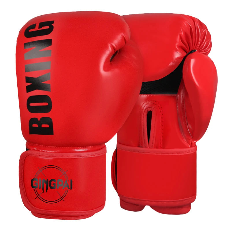 6/8/10/12oz Boxing Gloves Professional Adult Sanda Muay Thai Fighting Gloves Men and Women Training Sandbag Free Fight MMA Soldes-ShopOnline