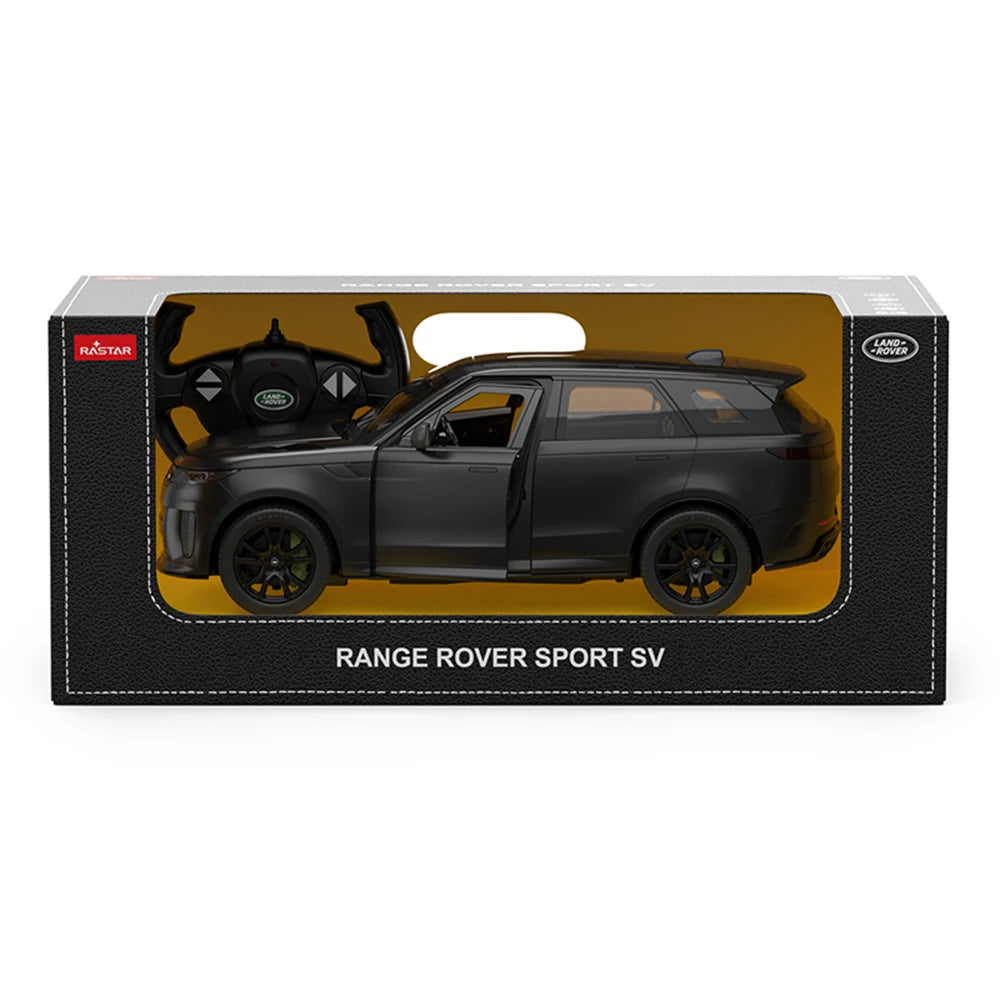1/14 Rastar Range Rover SV RC Car Model USB Battery LED Lights Rubber Tires Open The Doors Toys Gift For Adults Soldes-ShopOnline