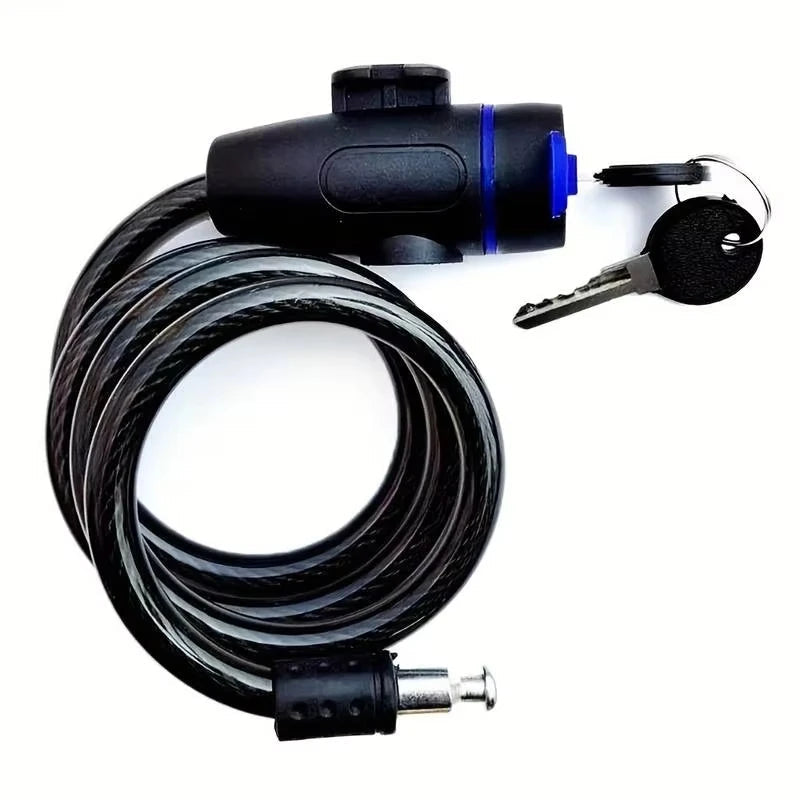 Bicycle Lock Outdoor Anti-Theft Bike Lock with 2 Keys Weatherproof Heavy Duty Bicycle Lock for Bicycle Motorcycle Scooter Soldes-ShopOnline