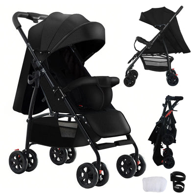 lightweight strollers four wheel strollers Baby Stroller baby 3 in 1 stroller Baby Trolley Travel pram Car for Newborn Baby Soldes-ShopOnline