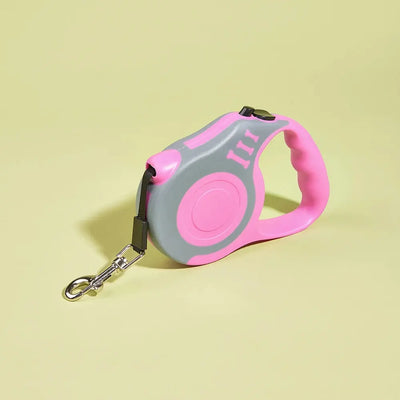 Laisse de chien pour petits chiens/ Chat Automatique Rétractable Durable Nylon Laisse Chiot Voyage en plein air Randonnée Randonnée Traction Corde 3M 5M - Soldes-ShopOnline