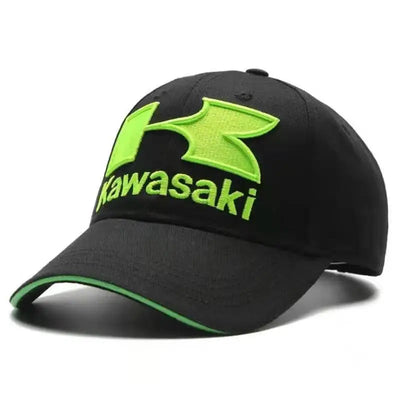 New Kawasaki Motorcycle Baseball Hat Racing Team Outdoor Sports Hardtop Duck Tongue Hat Men's Sunshade Soldes-ShopOnline
