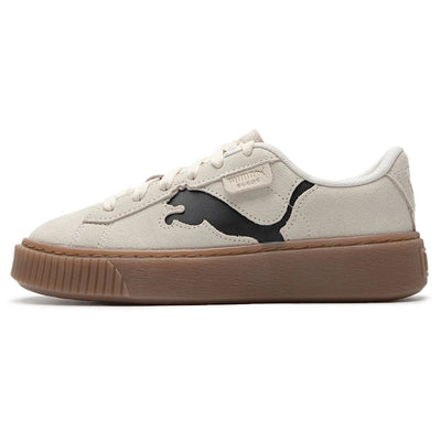 Puma Women's Shoes Suede Platform Cutout Wns Sports Shoes Low-Top Lightweight Comfortable Casual Shoes 397233-02 Soldes-ShopOnline