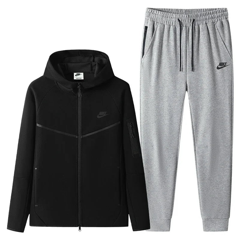 Survêtement Nike Tech Windrunner Homme – Veste Zippée + Pantalon, Toutes Saisons Soldes-ShopOnline