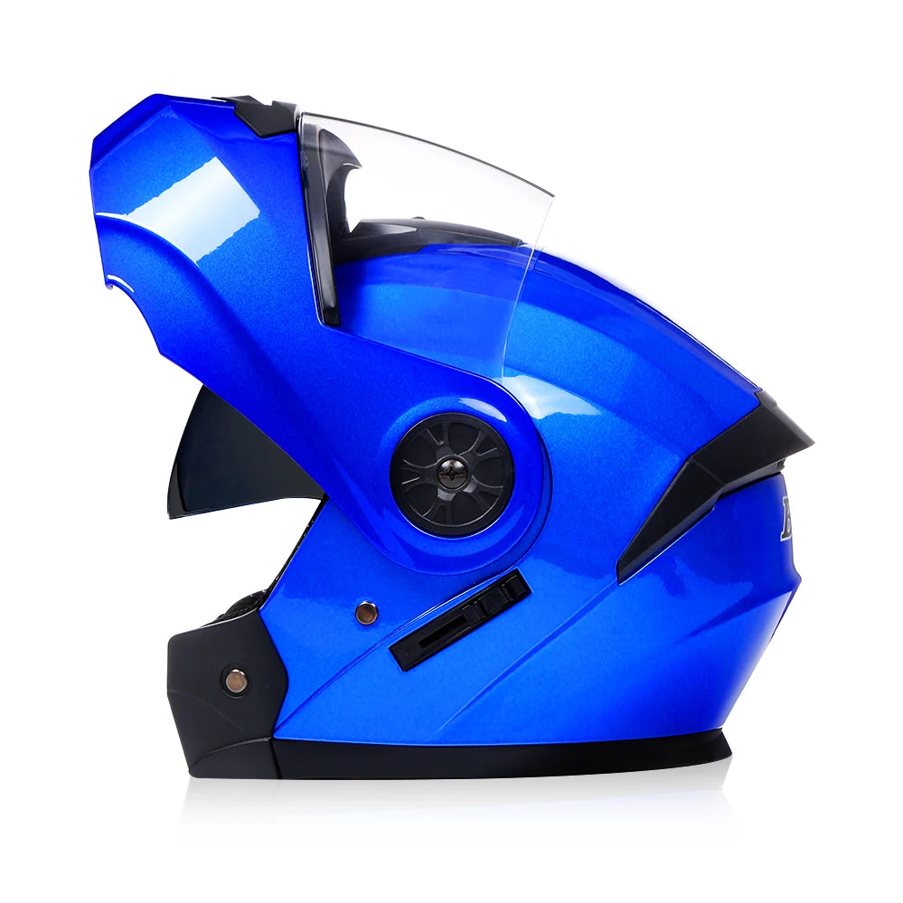 Casque Moto Modulable BLD Flip-Up – Visière Anti-Buée, Certifié E-Mark Soldes-ShopOnline