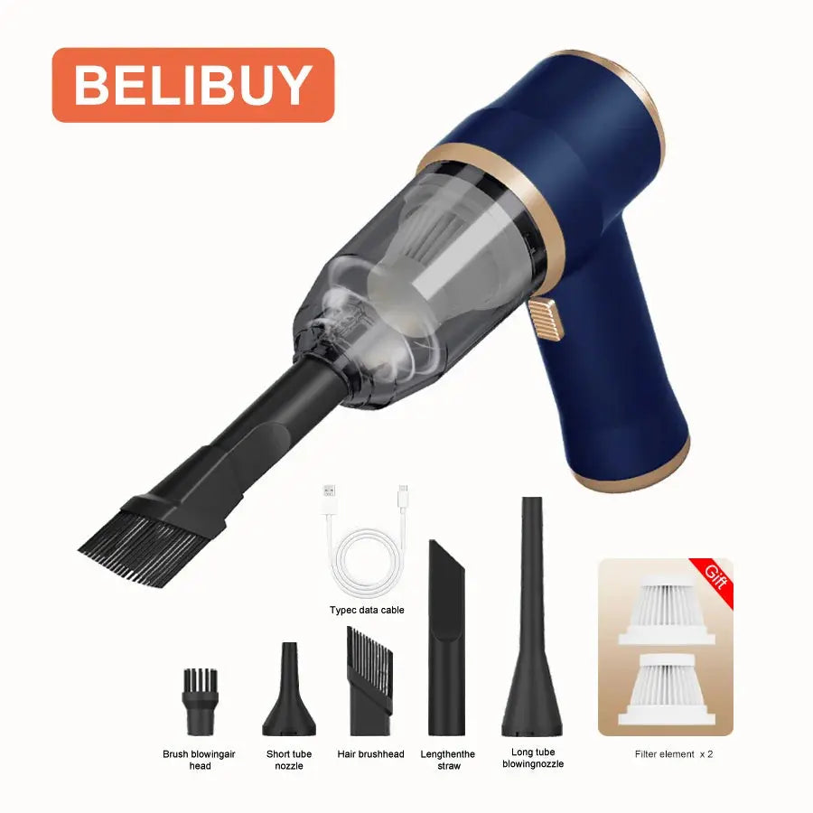 Aspirateur de voiture sans fil pour le nettoyage des tapis de chambre à coucher Machine de nettoyage d'appareils ménagers à fonction haute puissance portable - Soldes-ShopOnline