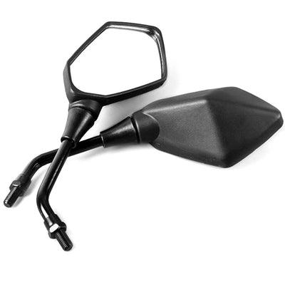 2Pcs/Pair Universial 8mm 10mm Motorcycle Mirror Scooter E-Bike Rearview Mirrors Electromobile Back Side Convex Mirror Soldes-ShopOnline