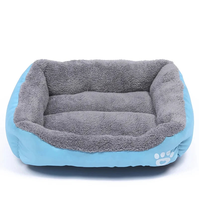 Canapé-Lit Carré Moelleux pour Grand Chien – Coussin Lavable Chaud Hiver, Niche Douce pour Chat et Chien Soldes-ShopOnline