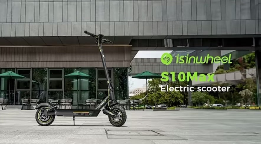 Trottinette Électrique Isinwheel S10Max – 1000W | 45 km/h | 60 km d'Autonomie | Batterie 48V 15Ah | Pliable Adulte