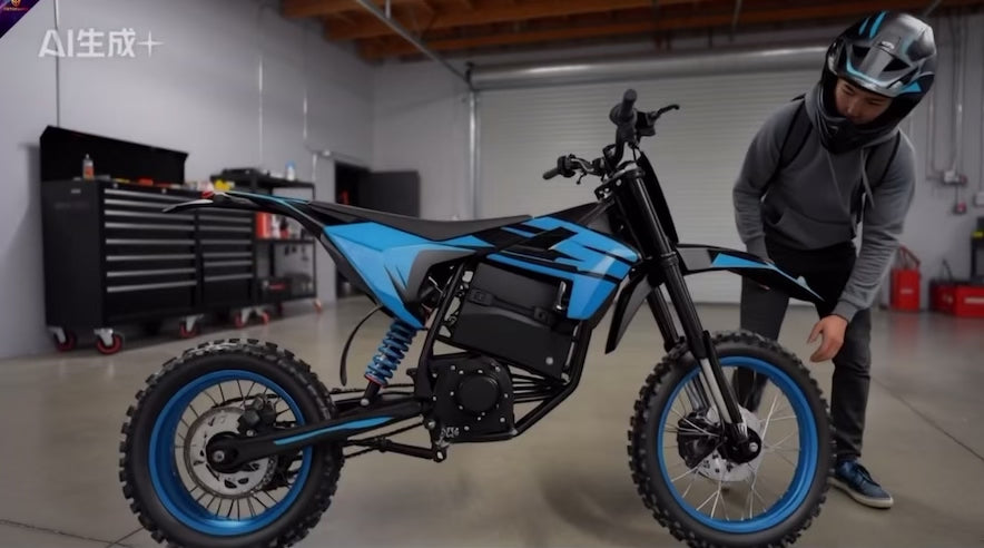 Moto Électrique ZAWES S3 Peak 5000W 60V – Tout-Terrain, Frein Hydraulique, 60 km d'Autonomie ⚡