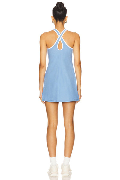 Robe de tennis pour femmes avec intérieur court Golf Badminton Skorts Backless Cross Tracksuits filles tennis  Golf Yoga Dresses S-XL Soldes-ShopOnline